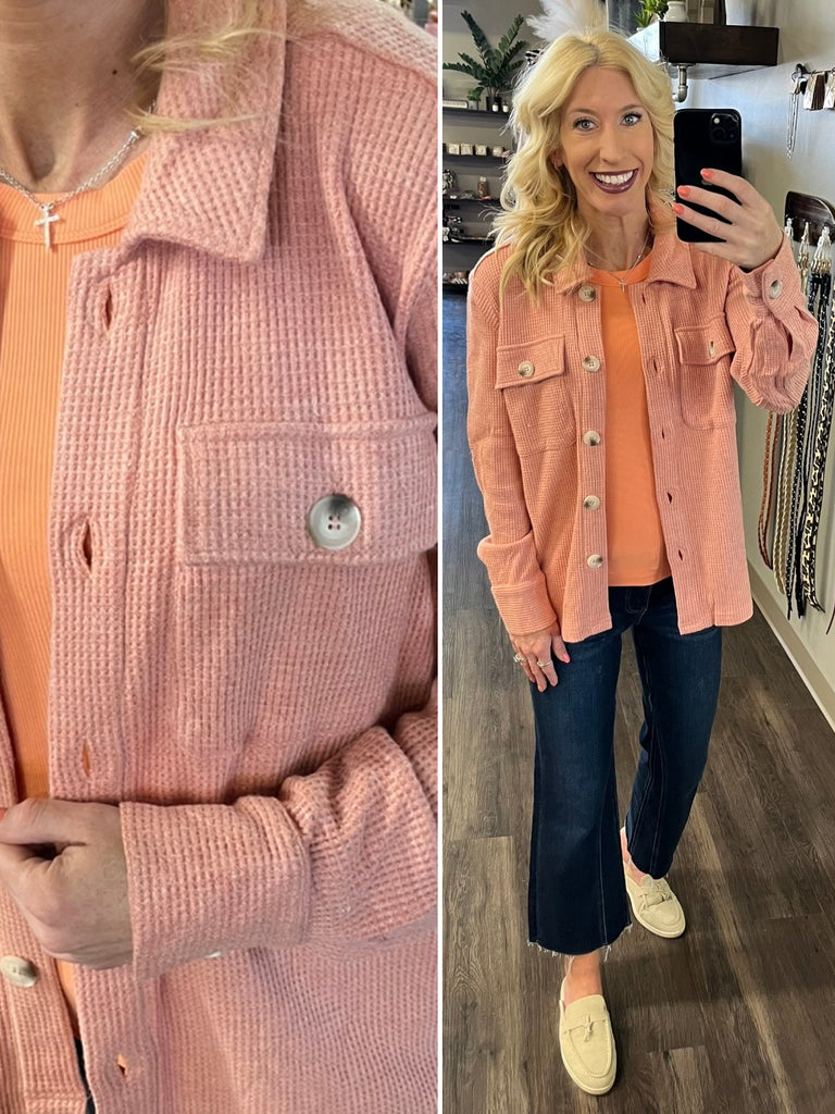 Carmen Button Down Thermal Jacket