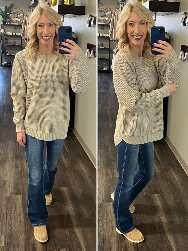 Gracie Knit Sweater - Sand