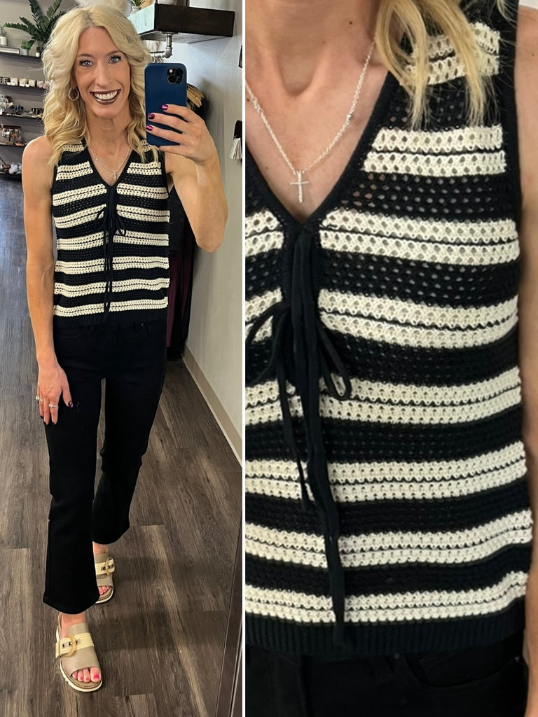 Danielle Knit Sweater Vest