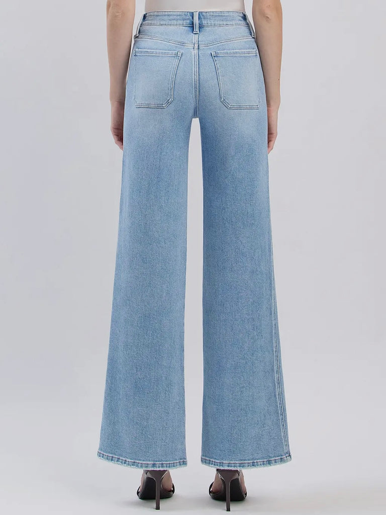 Khloe Wide Leg High-Rise Denim
