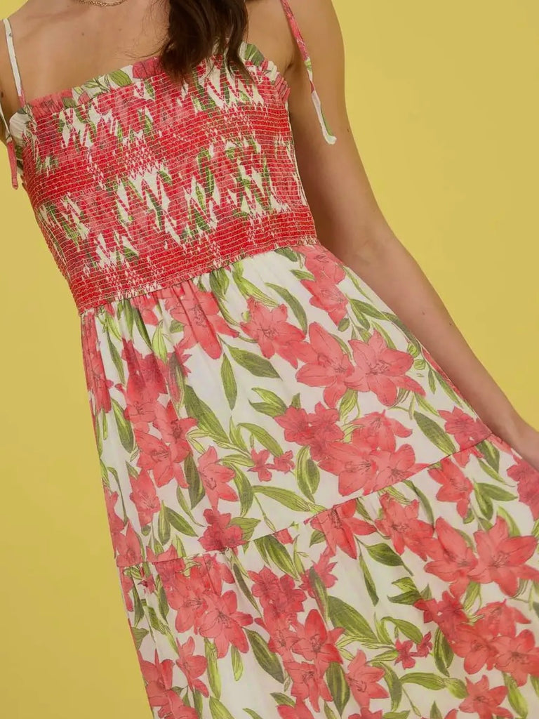 Alexis Floral Smocked Dress