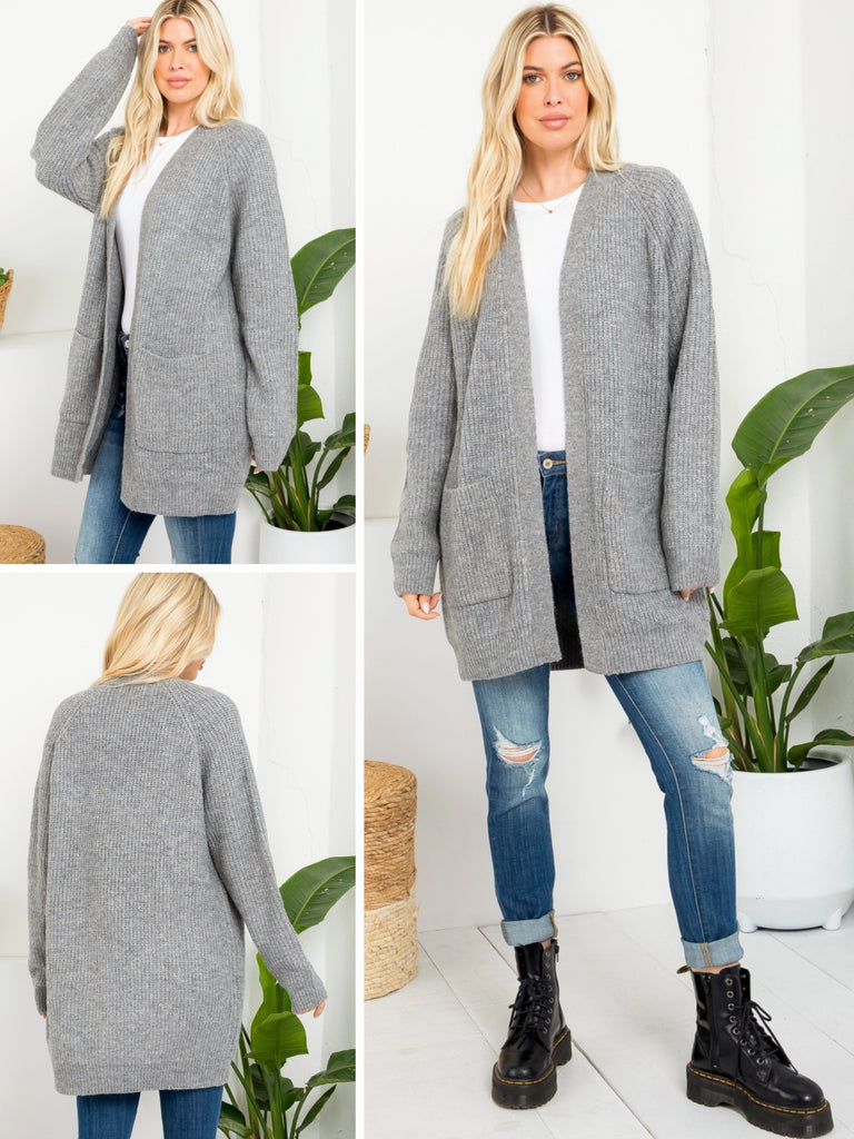 Ivanna Cardigan - Gray