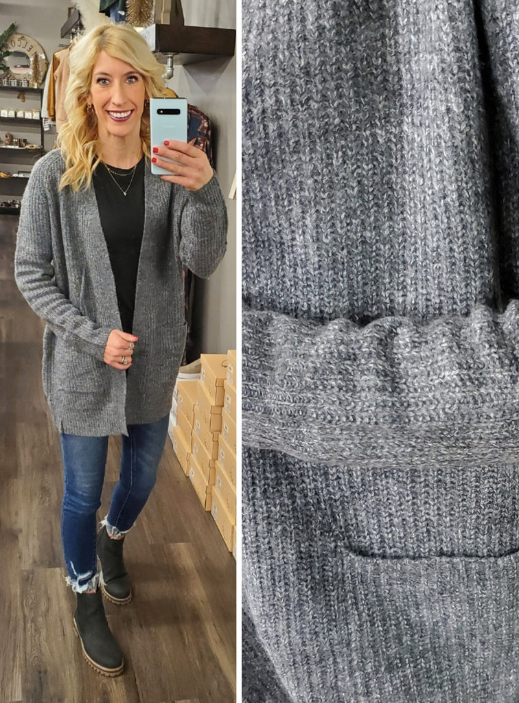 Ivanna Cardigan - Gray