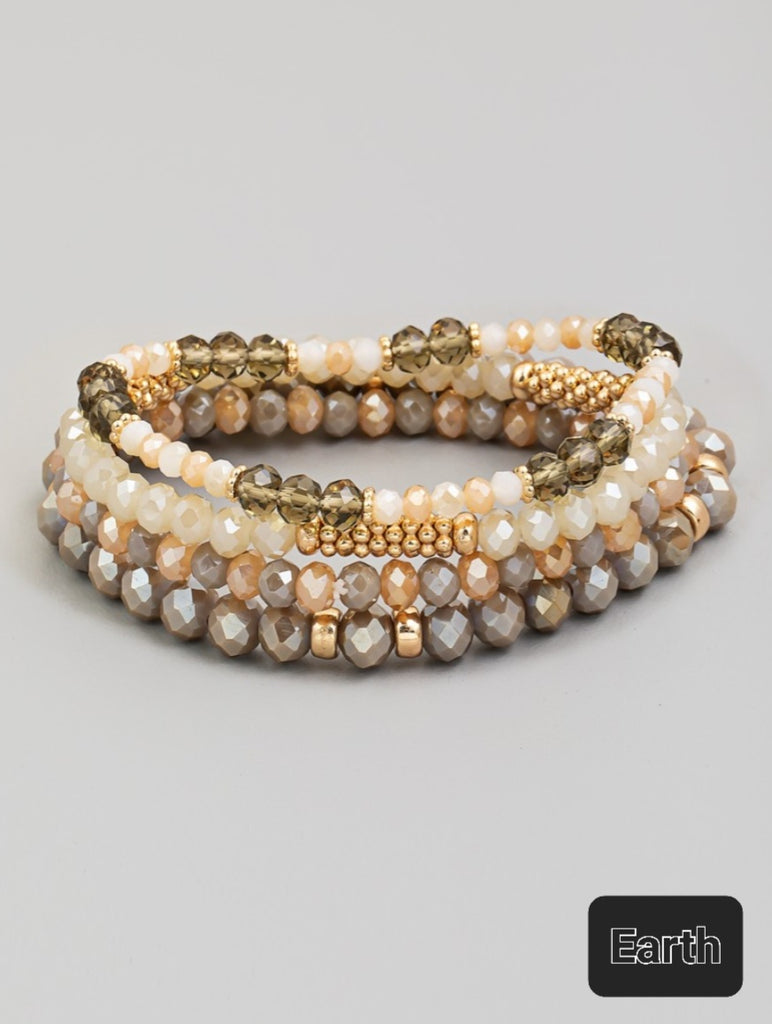 Lyla 4 Pc Bracelet Set - Multi