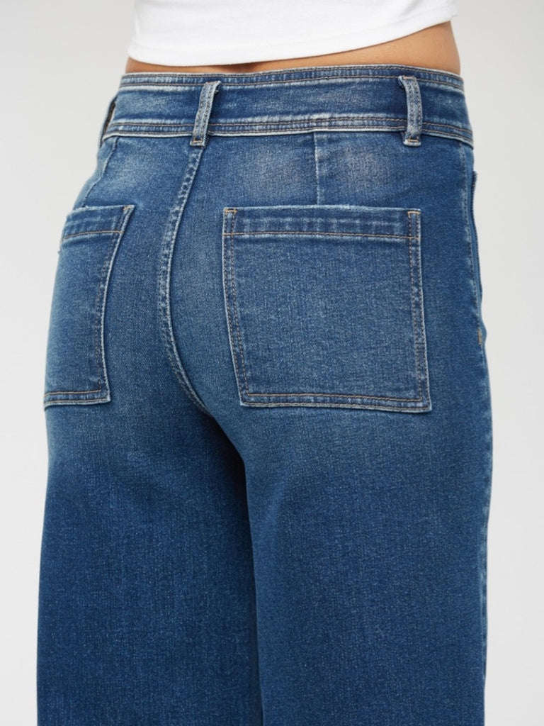 Jen High Rise Wide Crop