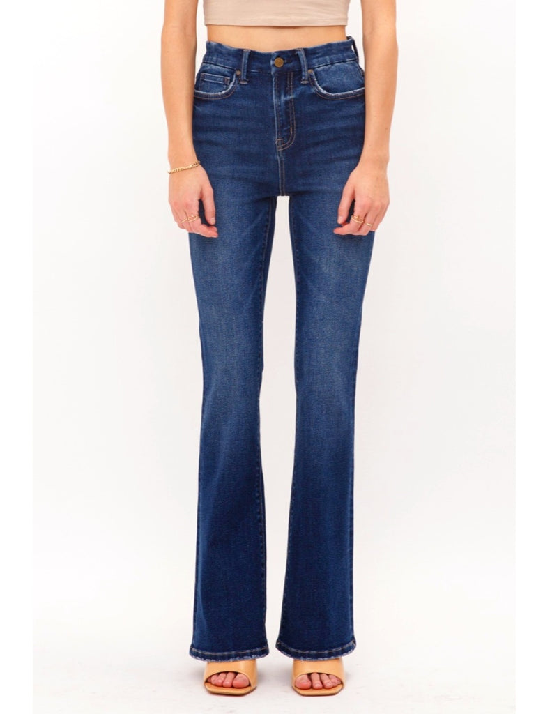 Quinn High-Rise Boot Cut Jeans