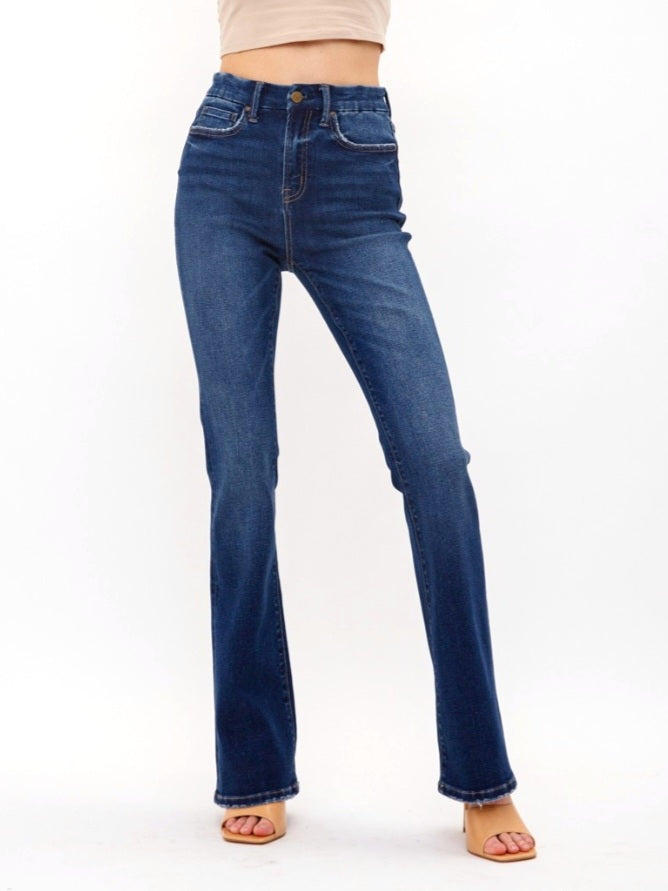 Quinn High-Rise Boot Cut Jeans