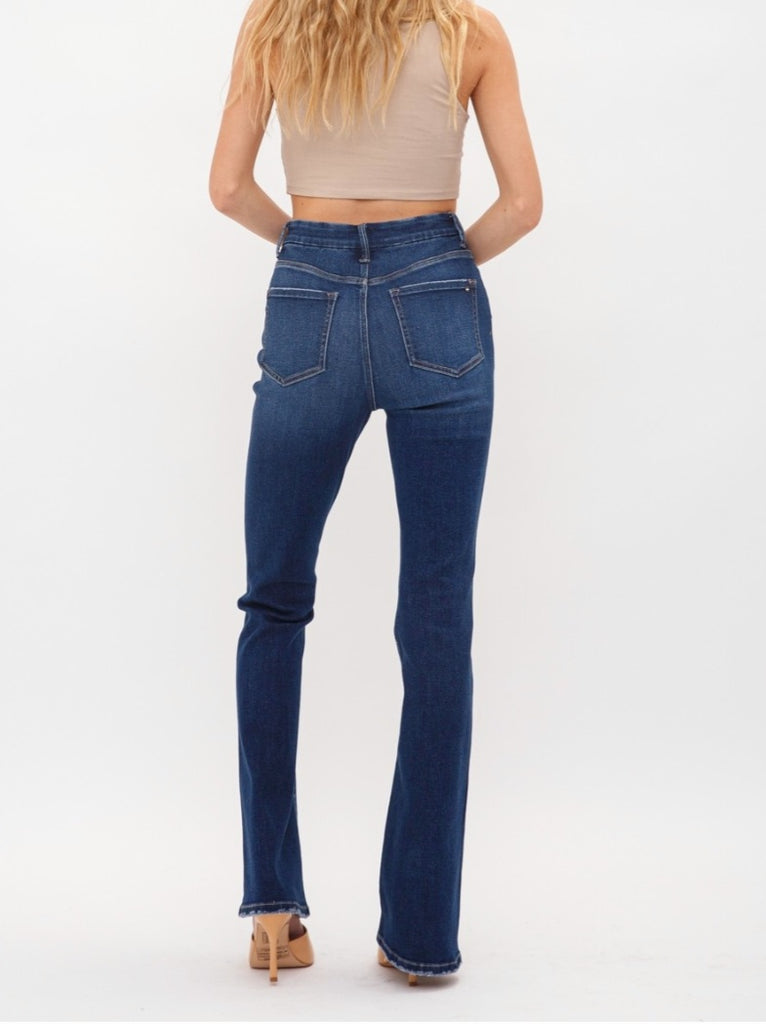 Quinn High-Rise Boot Cut Jeans