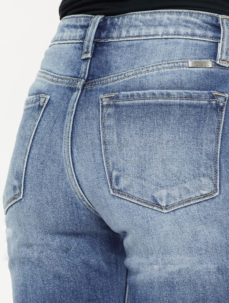 Afton Cuffed Slim Straight