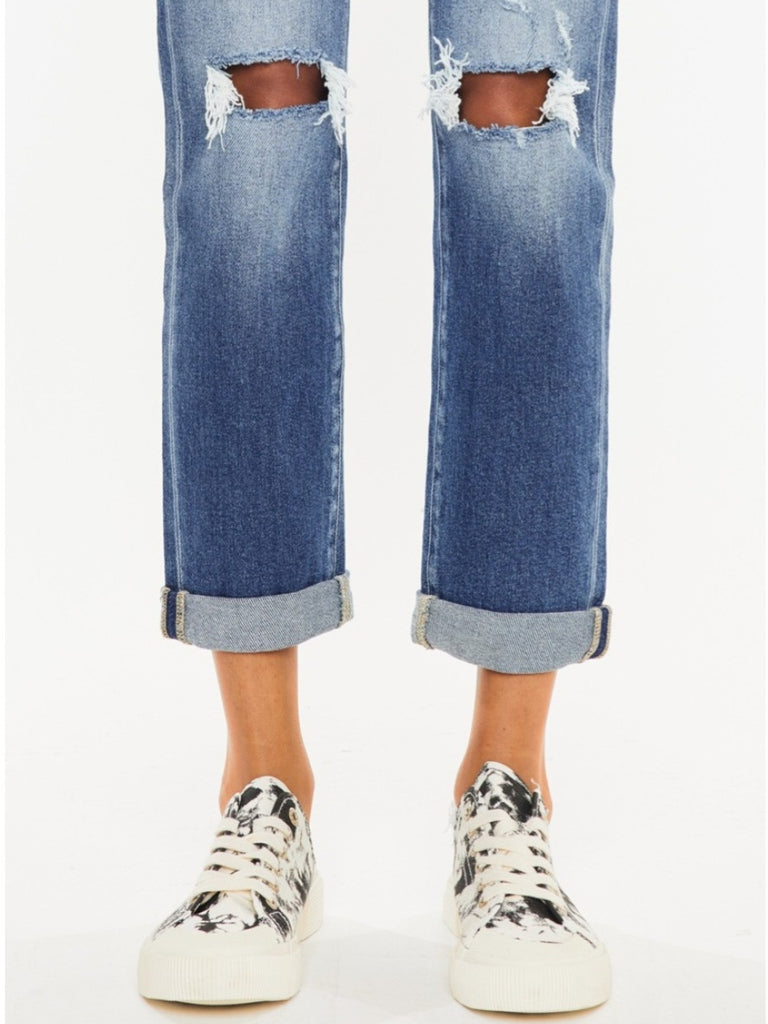 Afton Cuffed Slim Straight