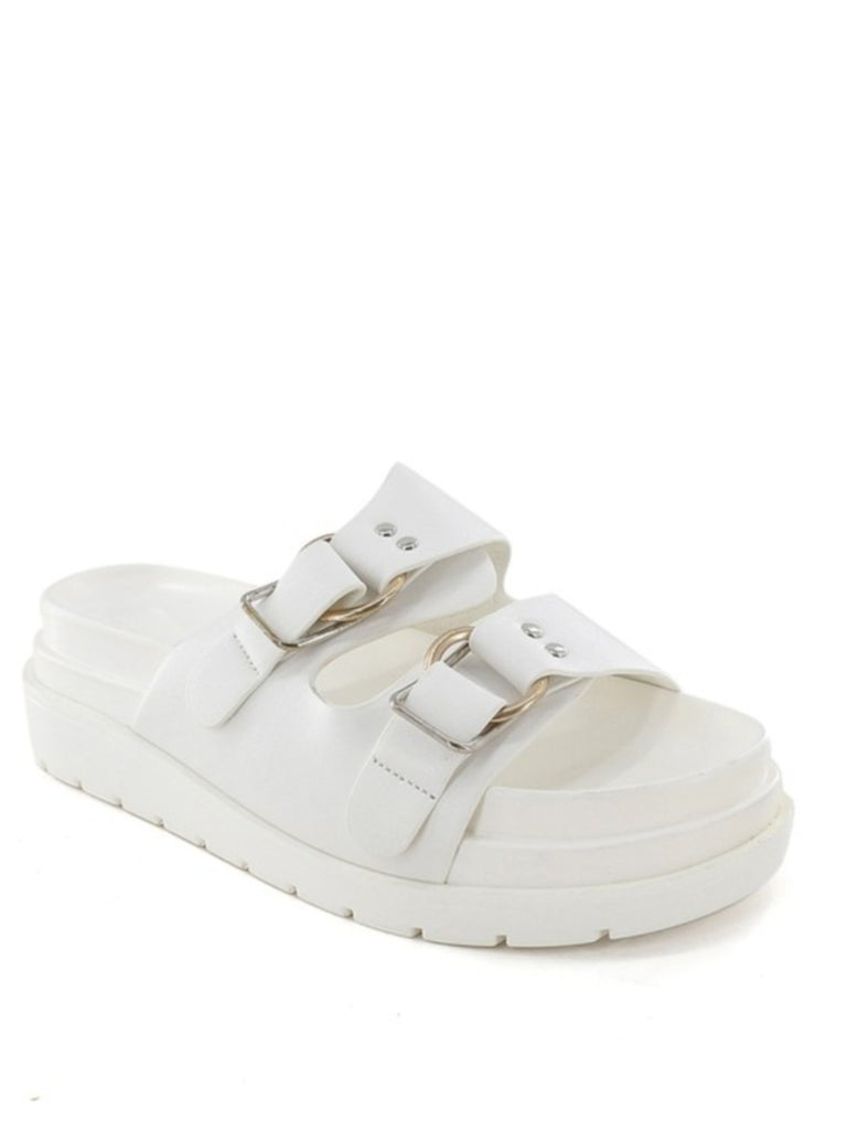 Olivia Double Buckle Platform Sandal