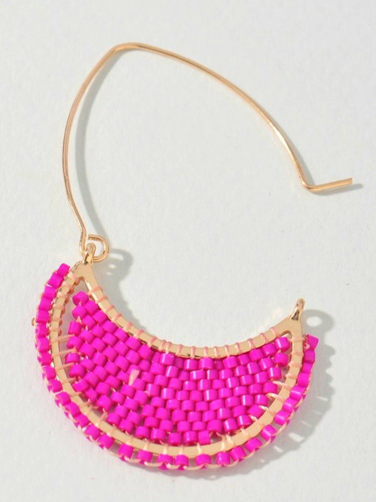 Desi Beaded Teardrop Earrings - Multi