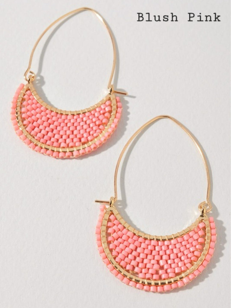 Desi Beaded Teardrop Earrings - Multi