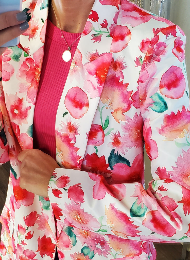 Dianna Floral Blazer