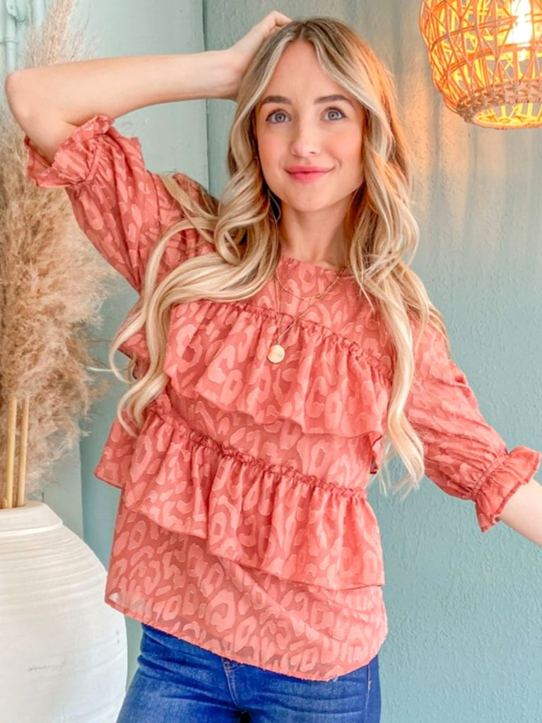 Kim Tiered Ruffle Top