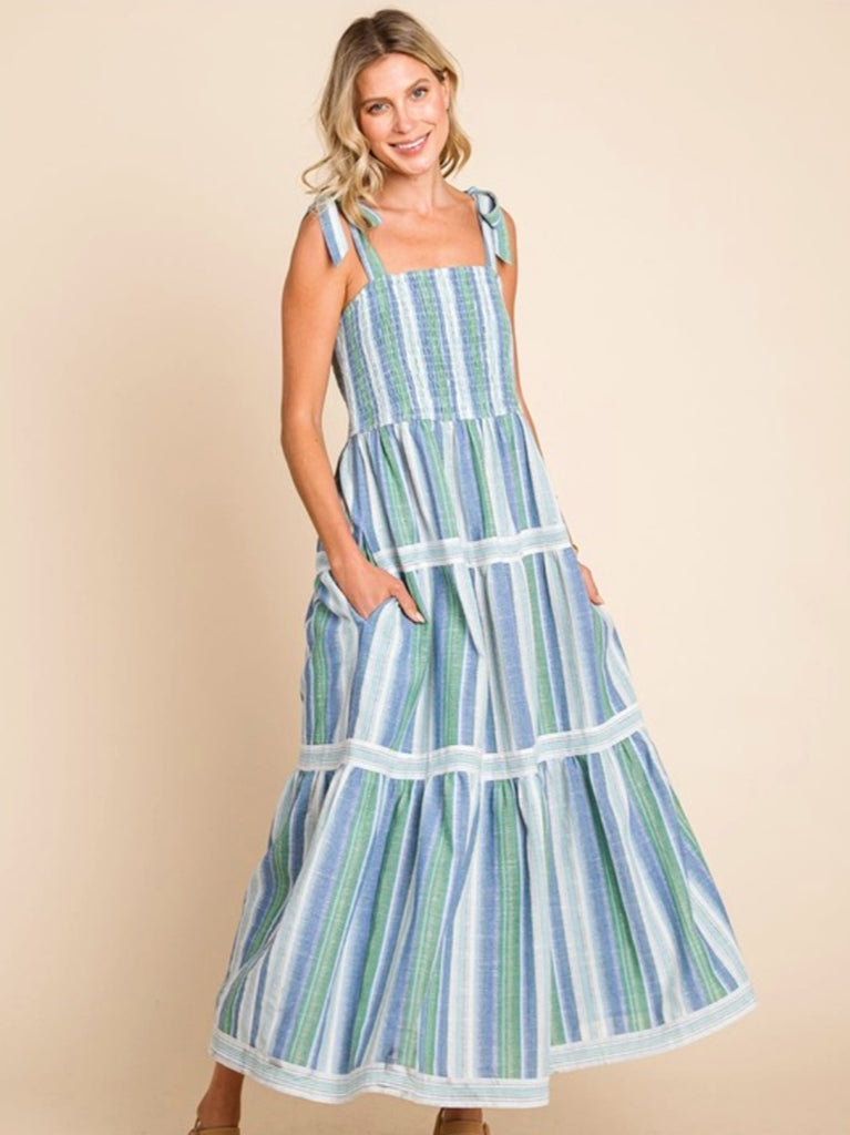 Essie Tiered Midi Dress