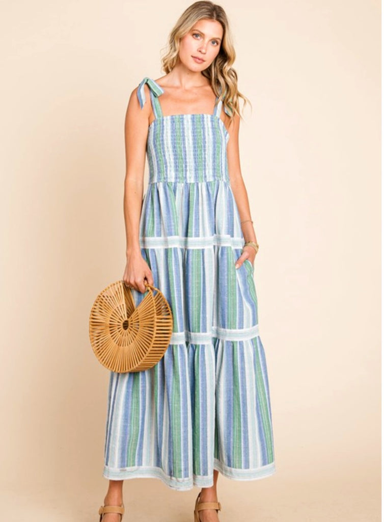 Essie Tiered Midi Dress