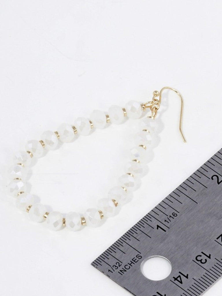 Beaded Teardrop Earrings - Multi