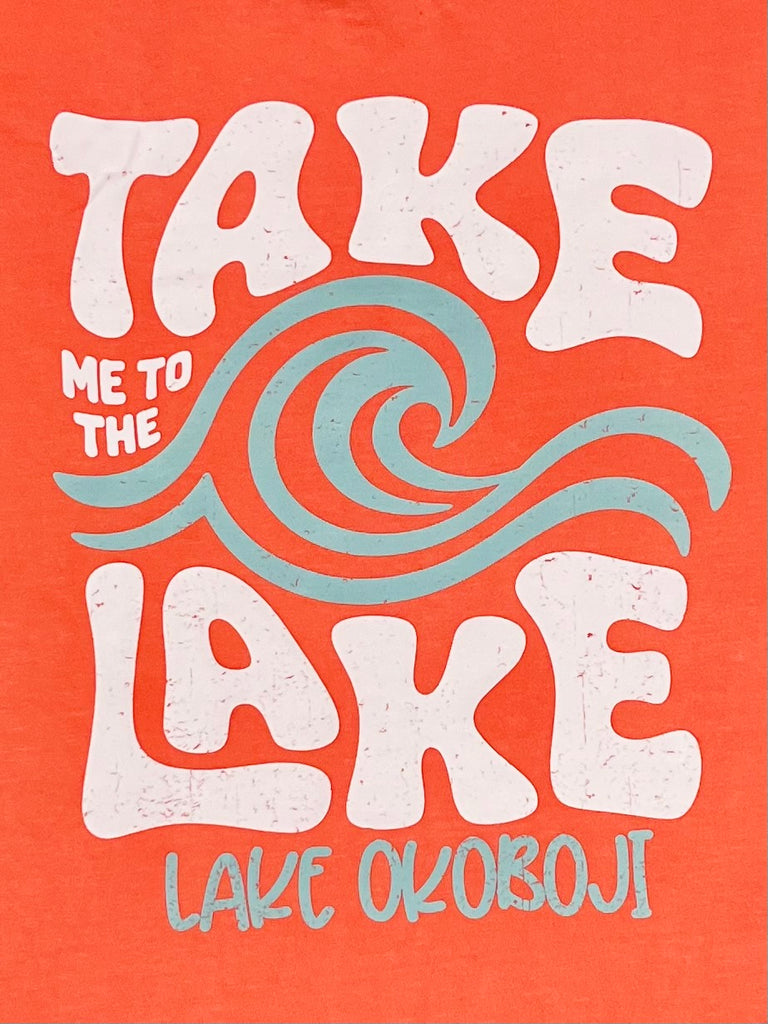 Celeste "Take Me To The Lake" Tee - Orange