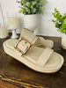 Raya Platform Sandals - Ivory