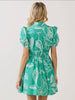 Gabriella Green Floral Dress