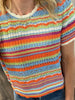 Madelyn Multi Stripe Top