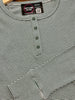 Alivia Striped Henley - Hunter Green