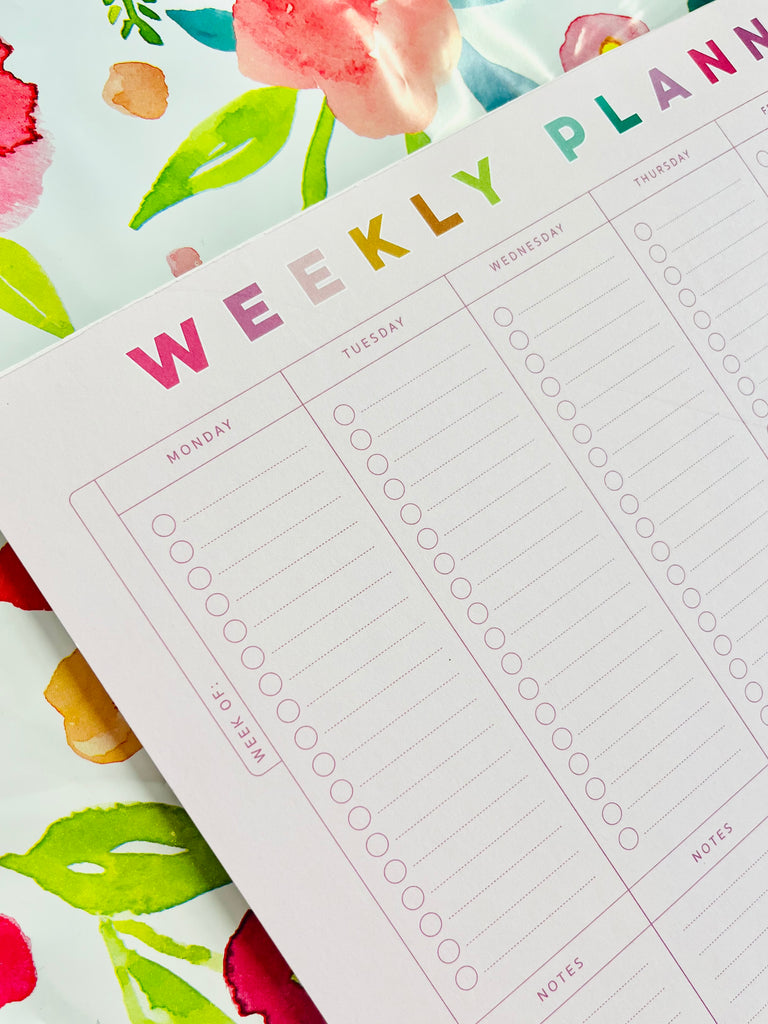 Weekly Planner Notepad