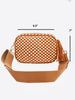 Courtney Woven Cross-Body Purse