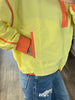 Becca 1/4 Zip Windbreaker - Yellow/Orange