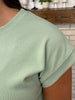 Kelsey Perfect Tee - Sage