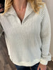 Maria Two Toned Sweater - Gray