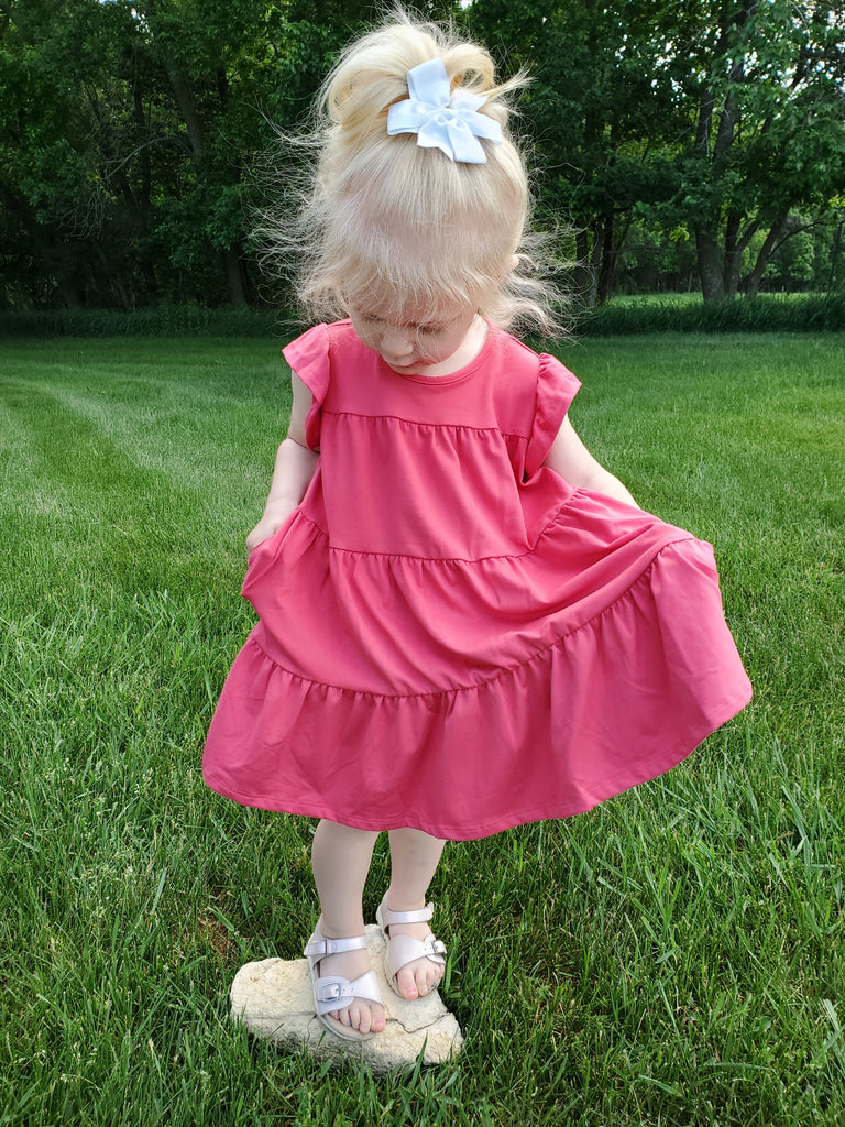 Jayci So-Soft Tiered Dress - KIDS