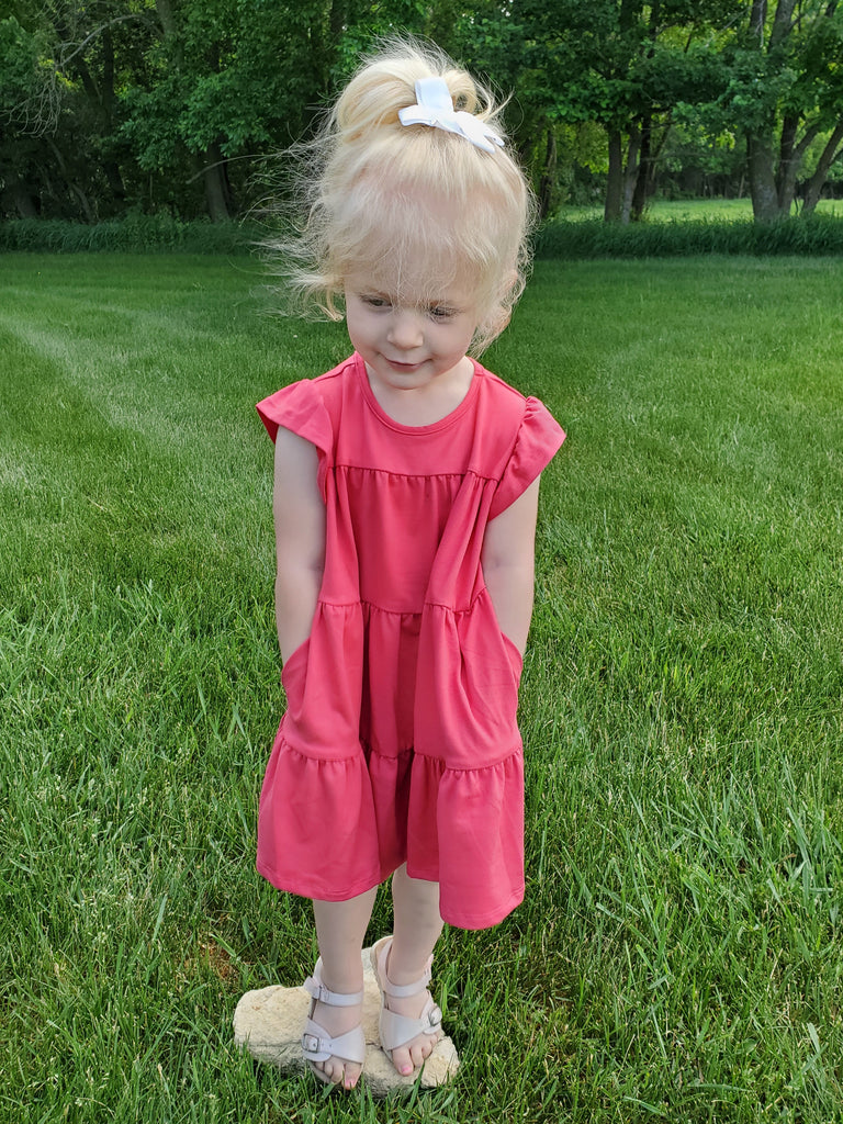 Jayci So-Soft Tiered Dress - KIDS