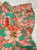 Sasha Watermelon Floral Blouse with Tie