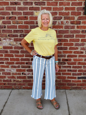 Peggy High Waisted Distressed Bermuda Shorts