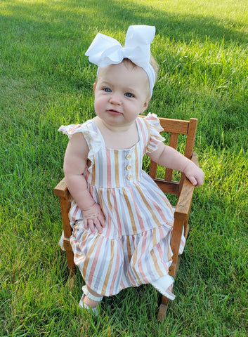 Lily Pineapple Ruffle Romper (GIRLS)