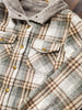 Preslee So-Soft Lined Flannel - Gray/Taupe