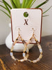 Chloe Tear-Drop Earrings - Natural
