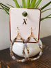 Chloe Tear-Drop Earrings - Gray