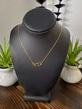Trina Linked Loops Necklace - Gold