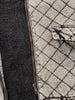 Caris Quilted Denim Vest with Sherpa Lining