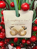 Trudi Small Double Loop Earrings - Gold