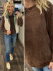 Tracy Chenille Sweater - Chocolate