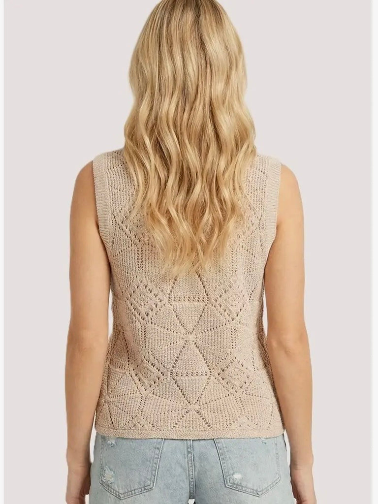 Laurie Sweater Tank - Oatmeal