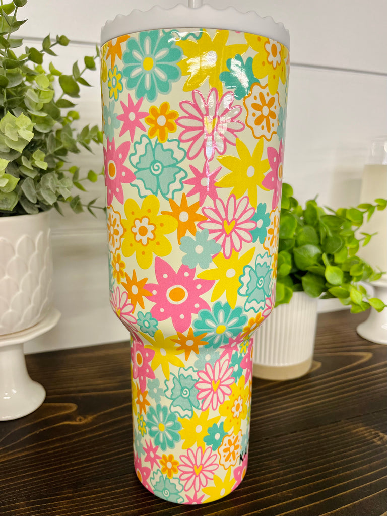 Seyla Floral 38oz Tumbler