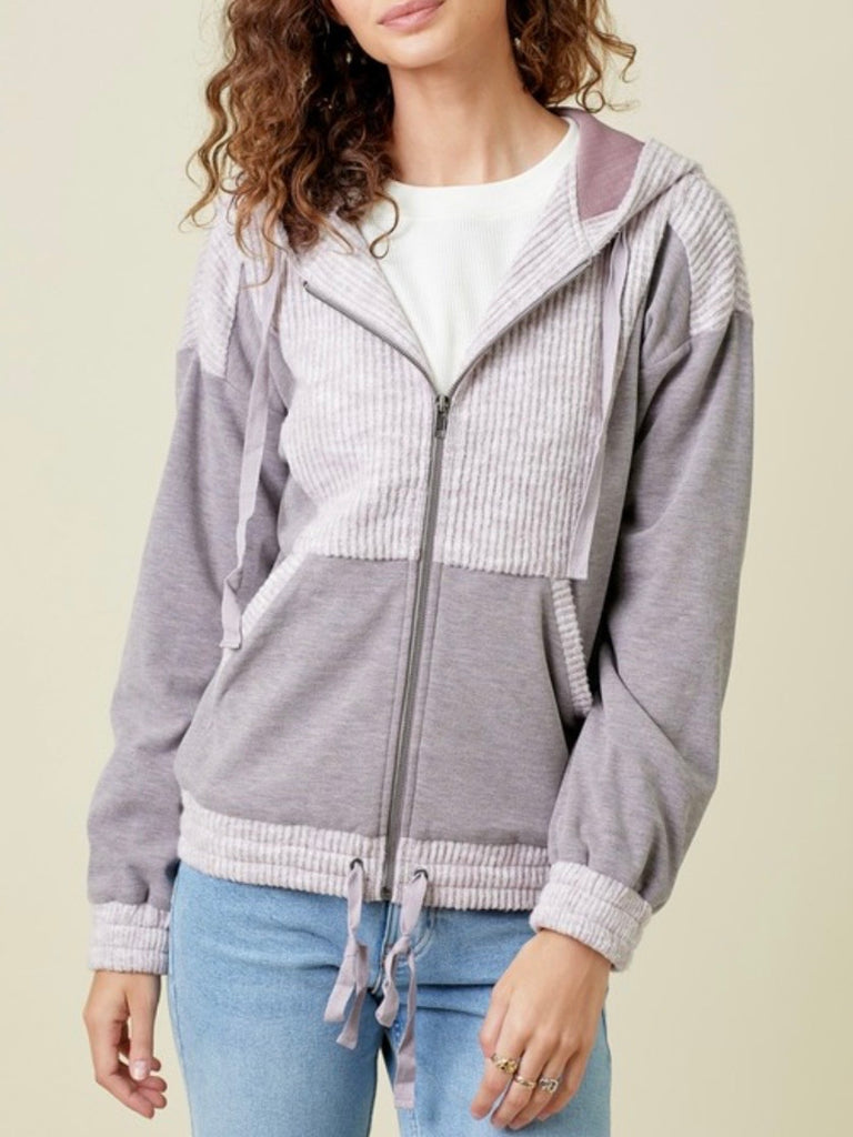 Lorna Brushed Knit Hoodie