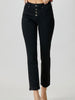 Tiff Mid-Rise Button-Down Denim