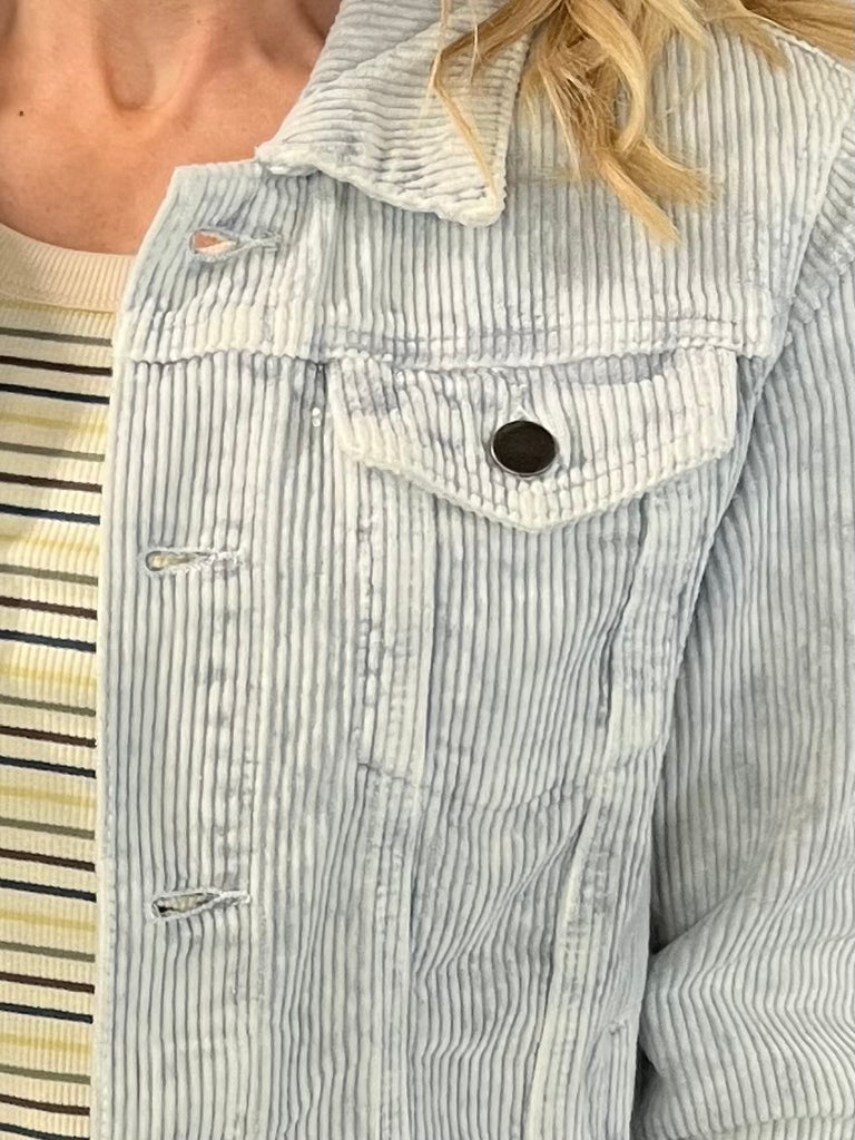 Brenley Corduroy Jacket - Gray