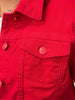 Rose Jean Jacket - Red